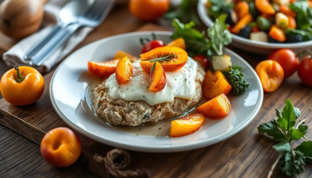 Peito de Frango Recheada com Queijo